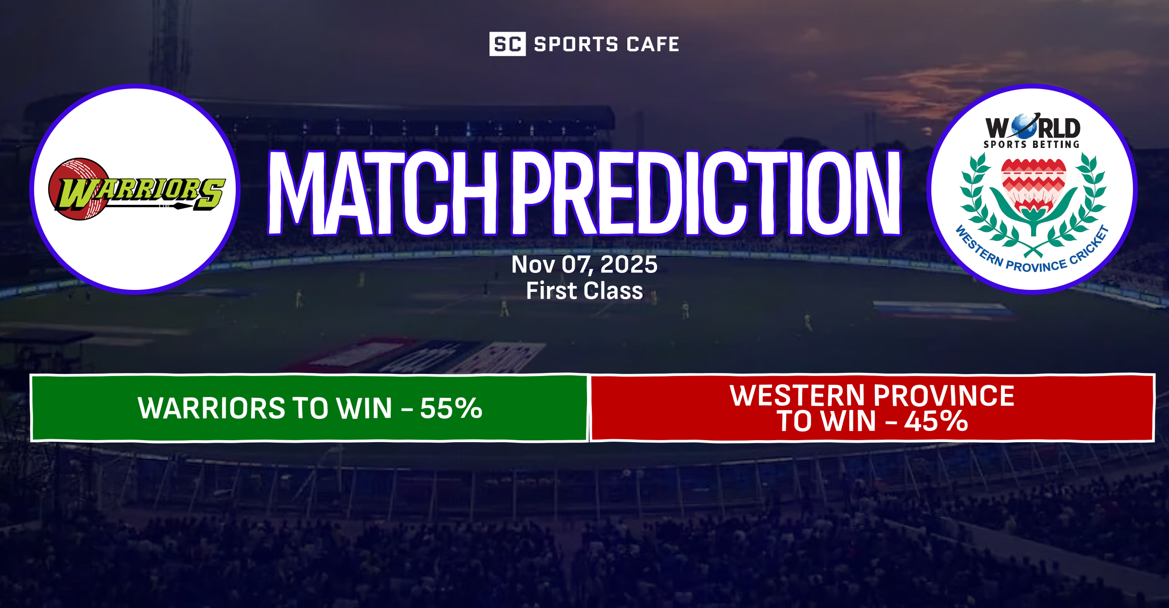 Warriors vs Western Province